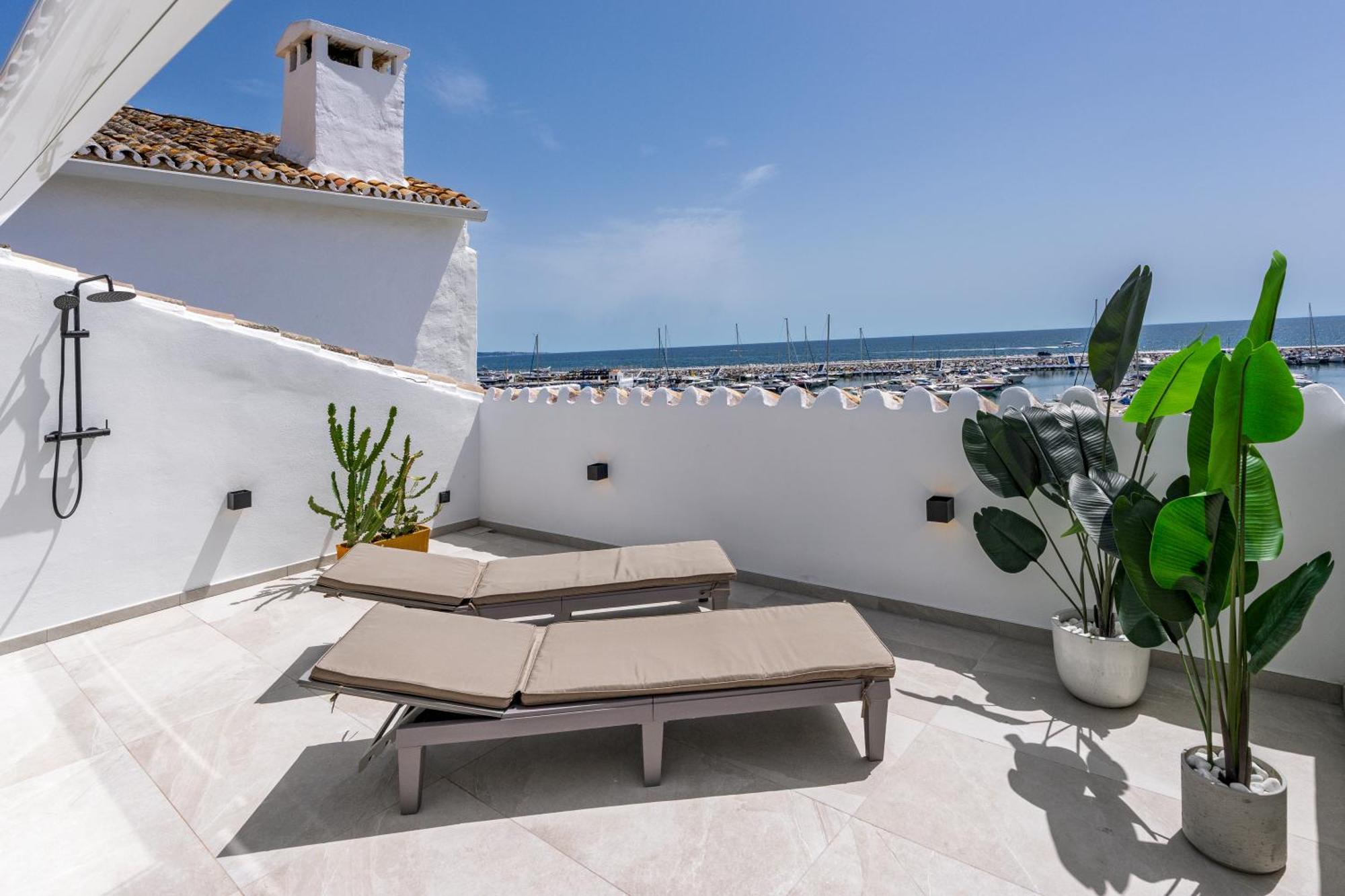 243-Fully Renovated-Puerto Banus Marbella Front Line Penthouse公寓 外观 照片